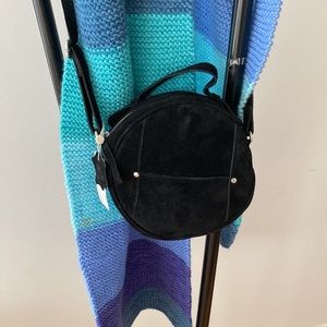 NWT Round Suede Crossbody Bag by Only